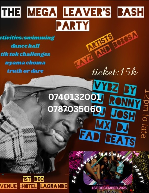 S4 leavers bashment party image
